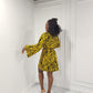 Yellow Ankara Print Mini BouBou