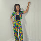 Two piece green and yellow