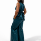 Navy blue two piece ankara
