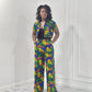 Two piece green and yellow