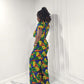 Two piece green and yellow