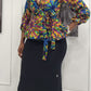 Bold Ankara Peplum Wrap Top