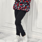 Bold Floral Bomber Jacket with Wide-Leg Jeans Set