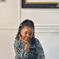 Zebra print kids dress